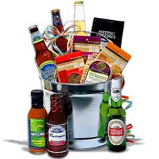 Deluxe Beer B Q Bucket Beer Gift Baskets Bbq Gift Baskets Beer Baskets Grilling Gift Baskets Beer Gifts Basket Fathers Day Gift Basket Gift Baskets