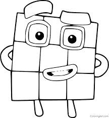 Numberblocks coloring pages number 9. Happy Numberblocks Nine Coloring Page Coloringall