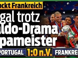 Das team um cristiano ronaldo gehört nun zu den wohl ungewöhnlichsten titelträgern aller zeiten. Portugal Europameister 2016 So Ungewohnlich Ist Der Erfolg Fussball Em