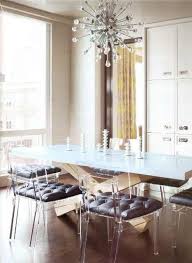 Lucite Tufted Jpeg Modern Dining Room Lucite Chairs Dining Dining Room Contemporary
