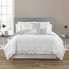 One 88l x 68w quilt and one 20l x 26w standard sham. White Ruffle Comforter Wayfair