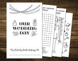 Download Printable Wedding Activity Book For Kids Wedding Coloring Etsy