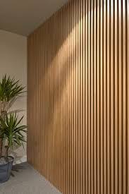 Timber Batten Walls Can Be Constructed Out A Melamine Great Timber Feature Wall Timber Battens Wooden Wall Cladding