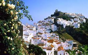 File_download butron castle on the background of the starry sky in the evening, gatik. Malaga Amazing Mountain Village Of Casares Spain Hd Andalucia Spain 1600x1000 Wallpaper Teahub Io