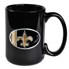 Earn fan cash on all purchases! New Orleans Saints Coffee Mug New Orleans Saints New Orleans Mugs