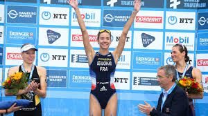 After her first olympics in rio in 2016, team engie triathlete cassandre beaugrand will take part in her second olympic games in tokyo this summer. Les Bleus Ouvrent La Voie Victoire De Cassandre Beaugrand Vincent Luis 2e Wts Hambourg 14 Juillet
