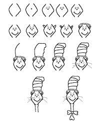 Directed Draws Dr Seuss Art Directed Drawing Kindergarten Dr Seuss Crafts