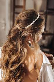 Pearl Headband Ivory Pearl Headband Baroque Pearl Headband Pearl Tiara Pearl Bridal Headpi Wedding Hair Headband Wedding Hair And Makeup Bridal Hair Pieces