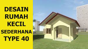 Desain rumah kecil bertingkat merupakan sebuah rumah kecil yang dibangun dengan desain bertingkat atau lebih dari satu lantai. Desain Rumah Kecil Sederhana Type 40 Youtube