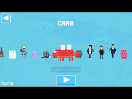 The crab can be unlocked after a little while, or even a few days. Video Crossy Road All Characters Unlocked