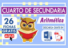 We did not find results for: Fichas De Aritmetica Para Cuarto De Secundaria Recursos Didacticos