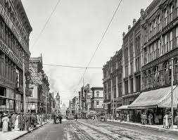 Kansas City Missouri Circa 1908 Main Street North From Twelfth Much Interesting Signage Here Addressing Everything From City Pictures Photo Kansas City