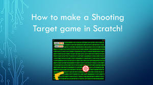 You can watch this tutorial and freely create, customize the game on your own! How To Make A Shooting Target Game In Scratch We Are Going To Make A Target Game This Game Will Have A Target That Will Move When Clicked A Timer Ppt