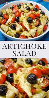 Artichoke Salad In 2020 Artichoke Salad Artichoke Recipes Recipes