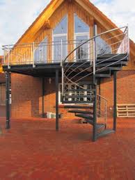 Balcony Cultivation Balcony Galvanized Spiral Staircase Powder Coated Anbaubalkon Wendeltreppe Treppe Aussen