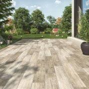 Carrelage Sol Exterieur Forte Effet Bois Gris Barbeuk L 14 X L 83 Cm En 2020 Sol Exterieur Carrelage Sol Exterieur