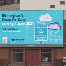 The clean air zone covers all the roads within the a4540 middleway ring road, but not the middleway itself. Tktwkwb0gljd8m