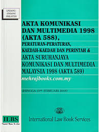 To connect with suruhanjaya komunikasi dan multimedia malaysia, join facebook today. Akta Komunikasi Dan Multimedia 1998 Akta 588 Peraturan Peraturan Kaedah Kaedah Dan Perintah Perintah