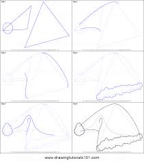 As december draws near, all kids can think of is the christmas tree, santa clause and exciting presents. How To Draw Santa S Hat Printable Step By Step Drawing Sheet Drawingtutorials101 Com