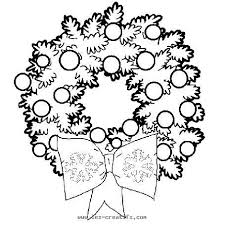 Téléchargez votre dessin de couronne de noel. Couronne De Noel A Colorier