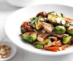 Pork And Brussels Sprouts Stir Fry Recipe Brussel Sprouts Sprout Recipes Brussels Sprouts Recipe