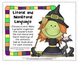 Literal And Nonliteral Language Halloween Freebie Repinned By Pediastaff Please V Halloween Speech Activities Language Activities School Speech Therapy