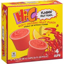 Back to desserts & drinks nutritional info. Hi C Flashin Fruit Punch Soft Frozen Fruit Punch 4 4 Fl Oz Cups Non Dairy Ice Cream Novelties Carlie C S