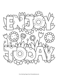 It is most commonly served during the thanksgiving and christmas dinners. Enjoy Today Coloring Page Free Printable Pdf From Primarygames