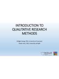 Their findings cover nearly every worldly topic. Introduction To Qualitative Research Methods Introduction To Qualitative Research Methods Pdf Pdf4pro