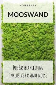 Eine Mooswand Selber Machen Bastelanleitung Inkl Passende Moose Mooswand Moos Moosbilder