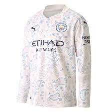 20 21 city soccer jersey 2020 2021 man sterling football shirt manchester kun aguero de bruyne bernardo rodrigo men kids kits. 2020 2021 Manchester City Puma Third Long Sleeve Shirt Kids 75709803 Uksoccershop