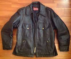 Nice Hefty Skaggerac Academy Clothes 70 S Nypd Jacket Rare Looking Patch Pockets Buzzrickson Mrfreedo Vintage Jacket Vintage Leather Jacket Leather Jacket