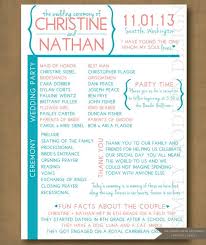 Fun Wedding Program Ceremony Program Unique Original Etsy Wedding Ceremony Programs Modern Wedding Ceremony Ceremony Programs