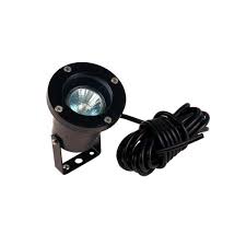 Best Pro Lighting Low Voltage Black Outdoor Landscape Underwater Pond Spot Light Bpl500 Fg The Home Depot