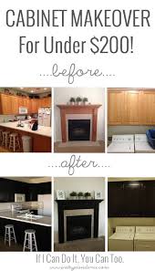 Check out this awesome before and after! Entire House Cabinet Makeover For Under 200