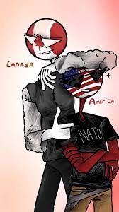 Countryhumans ✨ is never too late for mexican comics lol credits to the artist. Sanada And America Countryhumans Amino Komiksy Kanada Fendomy