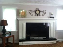 Black And White Fireplace Fireplace White With Black Granite Living Room With Fireplace Fireplace Redo Fireplace