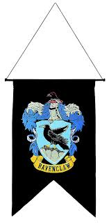 אחד מבתי הוגוורסט בסדרת ספרי הארי פוטר (he); Ravenclaw Banner Harry Potter Decoration Karneval Universe