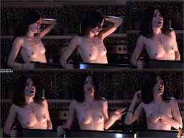Jaime Murray topless in Dexter
