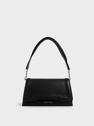 You are currently shipping to indonesia and your order will be billed in id rp. Black Trapeze Front Flap Bag Charles Keith Us