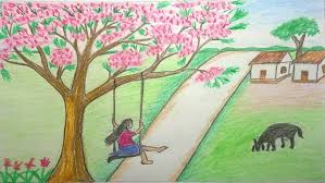 1001 Images Inspiratrices De Dessin De Paysage Magnifique Dessin Paysage Dessins Faciles Dessin Arbre