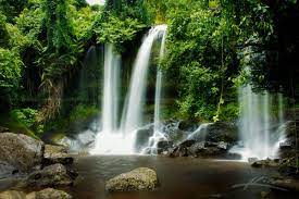Kulen Mountain Waterfall Siem Reap Cambodia Phnom Kulen National Park Waterfall National Parks Trip