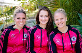 The germany women's national football team (german: Melanie Leupolz Sara Dabritz And Leonie Maier Of The Dfb Frauen Nationalmannschaft Womens Soccer Womens Football Sport Girl