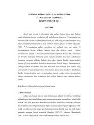 Sd negeri siluman 4 mata pelajaran : Artikel Deskripsi Bahasa Jawa Bersama