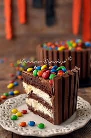 Tort Z Kitkat I M M S Nutella Cookies Recipe Chocolate Chip Recipes Chocolate Oreo Cake