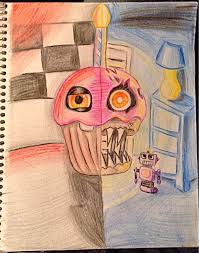 Fnaf Carl The Cupcake Fnaf Drawings Anime Fnaf Fnaf Art