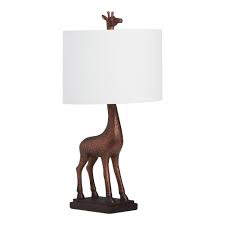 Brushed Copper Giraffe Table Lamp World Market In 2020 Desk Lamp Design Table Lamp Giraffe Lamp