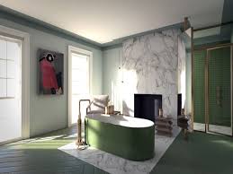Hospitality bathrooms take skill and experience to create what the client wants for their visitors. Avocado Bathroom By Boundary Space Archiscene