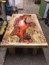  58 Ide Meja Resin Kayu Meja Kayu Meja