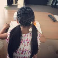 ほし三つ編み Hair Hairstyle ヘアアレンジ 簡単ヘアアレンジ
